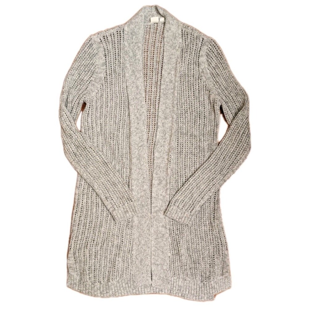 Gap Open Front Cardigan Sweater Sz S Capsule Basics Lounge Academia Chunky Cozy